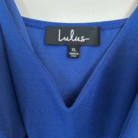 Lulu’s blue bodycon dress - Picture 4 of 4